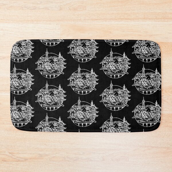 Item preview, Rising Sun White on Black designed and sold by Nealoc.