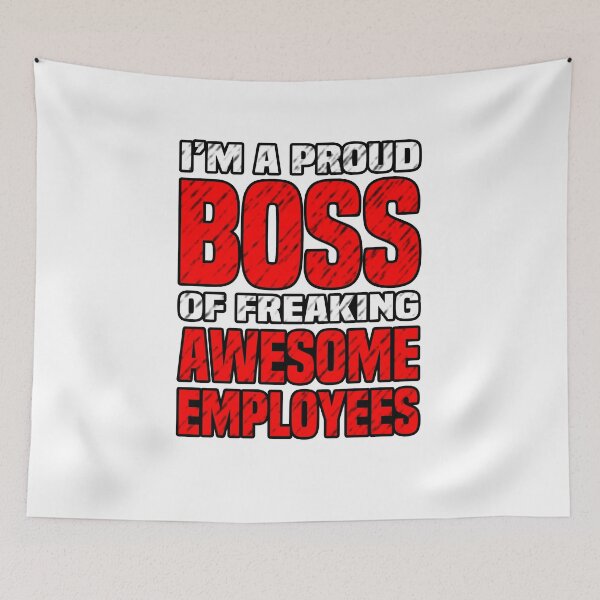 Item preview, I'm A Proud Boss Of Freaking Awesome Employees designed and sold by MivecPower.