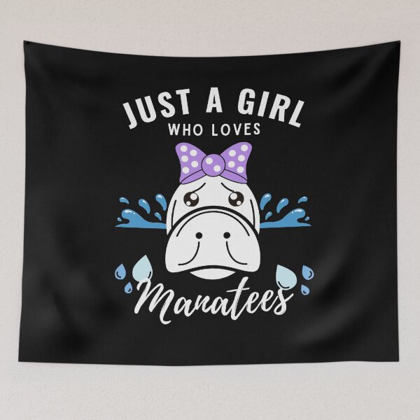 Item preview, Just a girl who loves manatees designed and sold by i-longmanshop.