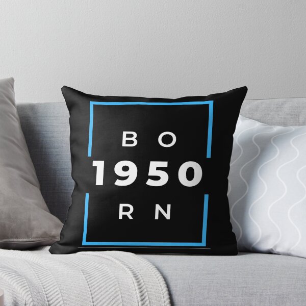 Item preview, Born 1950 - blue on black designed and sold by BlueThrow.