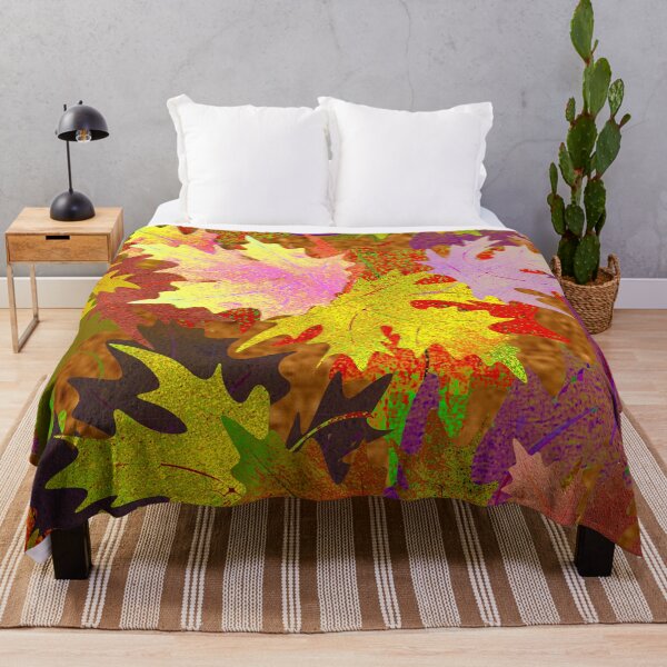 Item preview, autumn leaves, multicolored, maple, seamless pattern designed and sold by Maria Mihailova.
