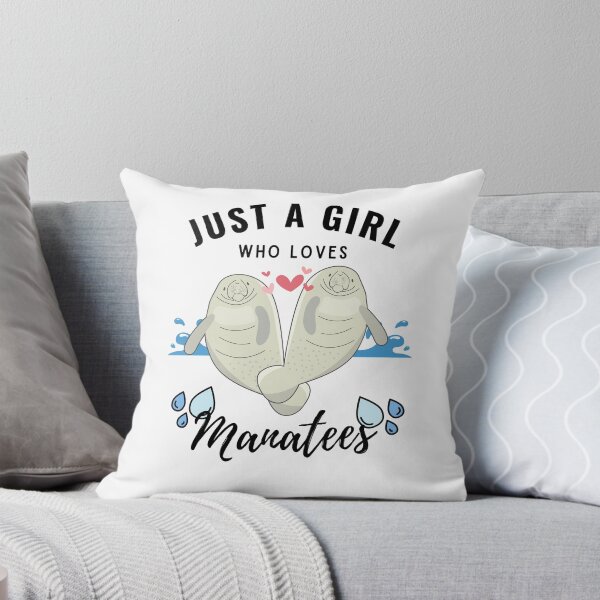 Item preview, Just a girl who loves manatees designed and sold by i-longmanshop.