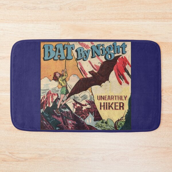 Item preview, Vintage Bat Hiking Mountaineering Retro Horror Poster Halloween Hiker Gift designed and sold by TheAplus.