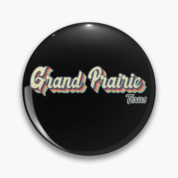 Item preview, Grand Prairie city Texas Retro Vintage 70s rainbow designed and sold by Teelogic.