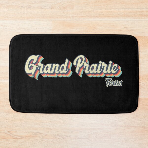Item preview, Grand Prairie city Texas Retro Vintage 70s rainbow designed and sold by Teelogic.