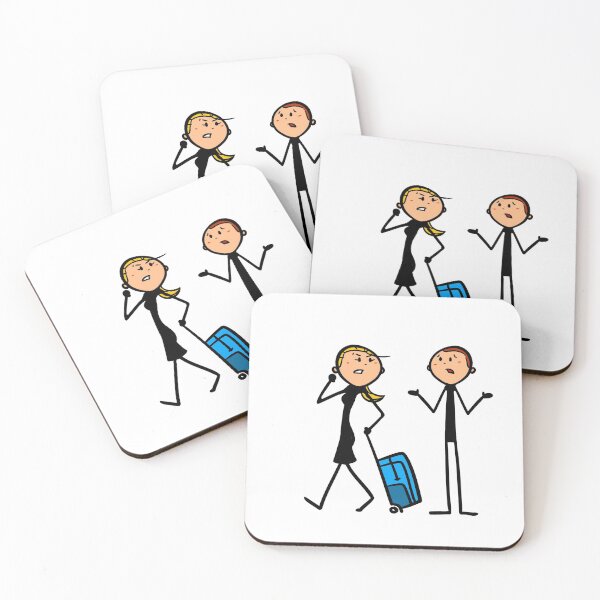 Item preview, ESL Stickman - Walk out on someone designed and sold by OneStopEnglish.