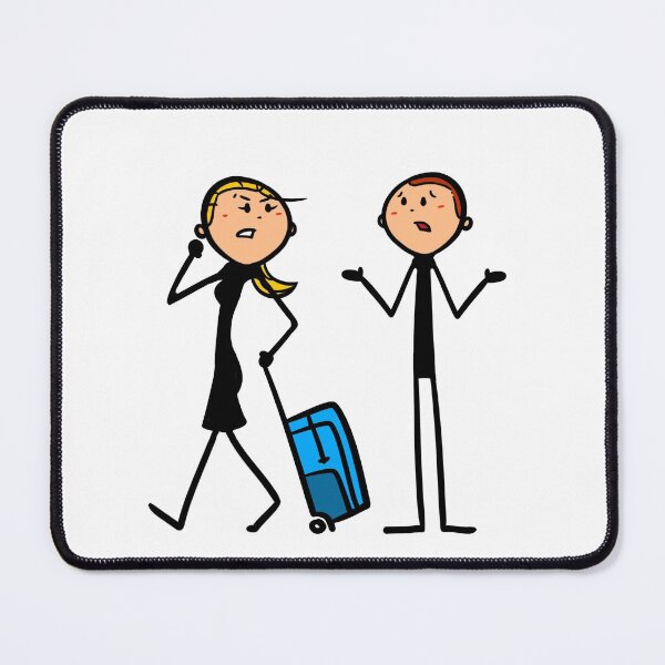 Item preview, ESL Stickman - Walk out on someone designed and sold by OneStopEnglish.