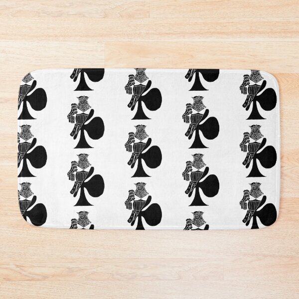 Item preview, King of Clubs White on Black designed and sold by Nealoc.