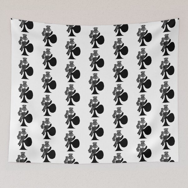 Item preview, King of Clubs White on Black designed and sold by Nealoc.