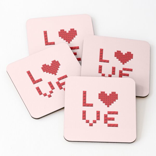 Item preview, 3D pixel art - LOVE typographic designed and sold by TinyDoz.