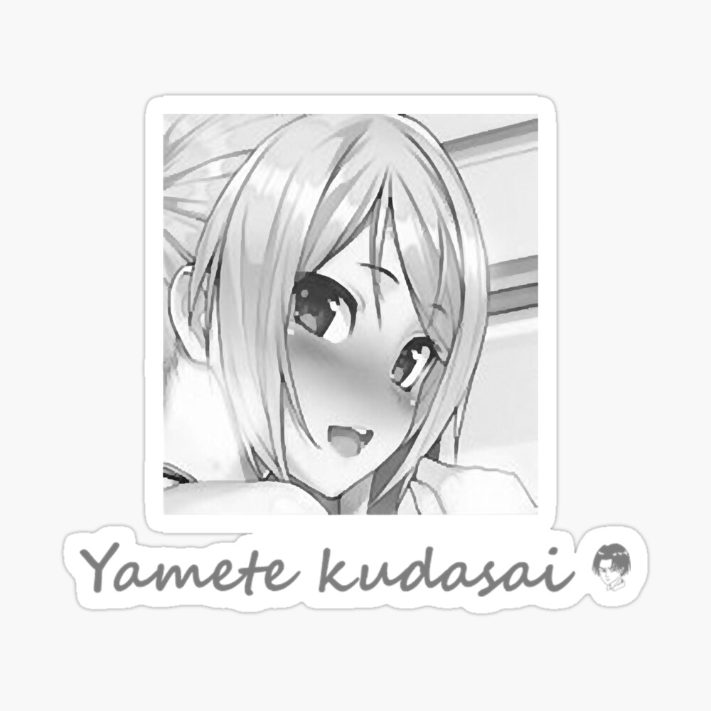 Yamete kudasai anime t-shirt 