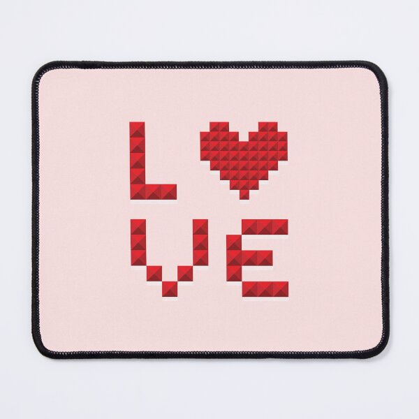Item preview, 3D pixel art - LOVE typographic designed and sold by TinyDoz.