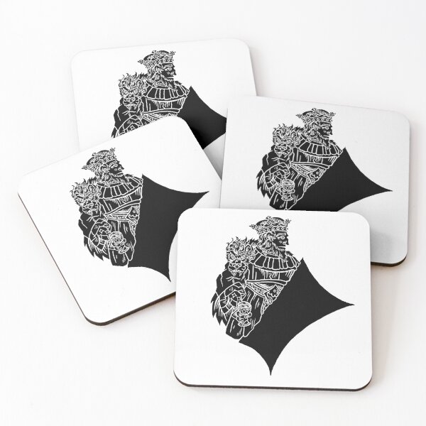 Item preview, King of Diamonds White on Black designed and sold by Nealoc.
