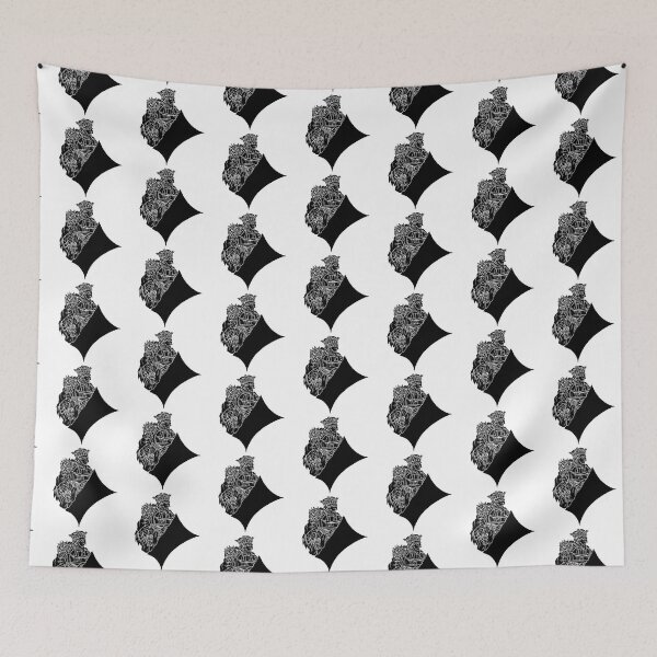 Item preview, King of Diamonds White on Black designed and sold by Nealoc.