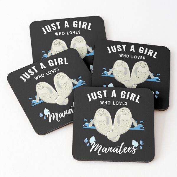 Item preview, Just A Girl Who Loves Manatees designed and sold by i-longmanshop.