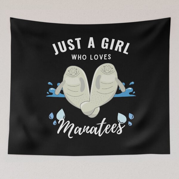 Item preview, Just A Girl Who Loves Manatees designed and sold by i-longmanshop.