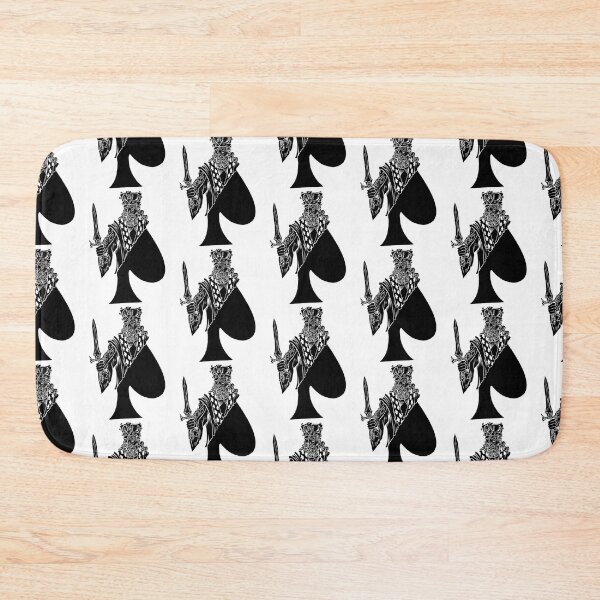 Item preview, King of Spades White on Black designed and sold by Nealoc.