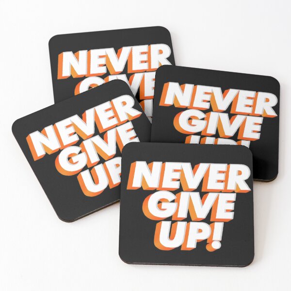 Item preview, Never Give Up designed and sold by fvdStore.