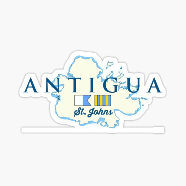 Antigua. Sticker
