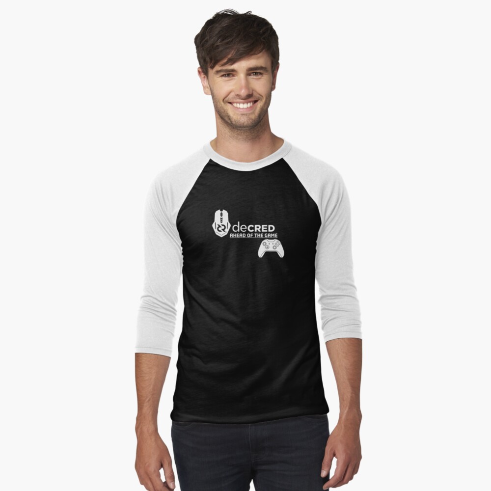 Item preview, Baseball ¾ Sleeve T-Shirt designed and sold by OfficialCryptos.