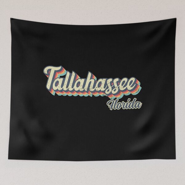 Item preview, Tallahassee City Florida Retro Vintage 70s rainbow designed and sold by Teelogic.