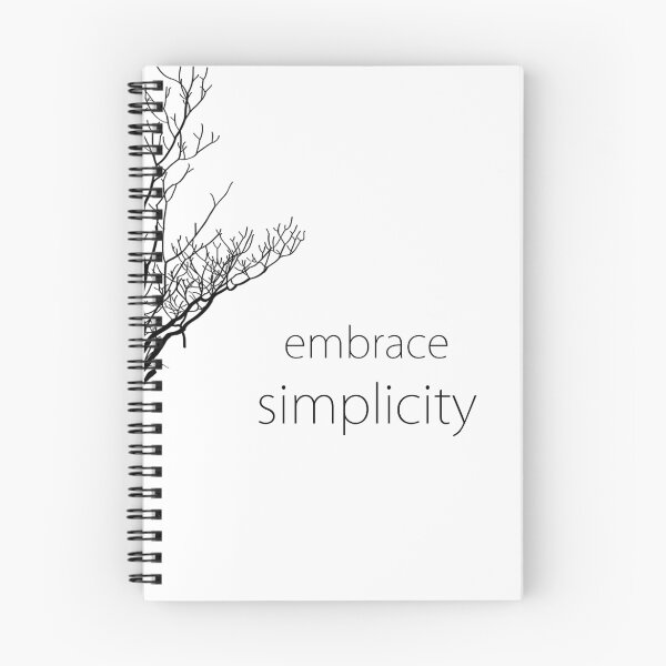 Aperçu de l'œuvre Embrasser la simplicité créée et vendue par SagaciousDesign.