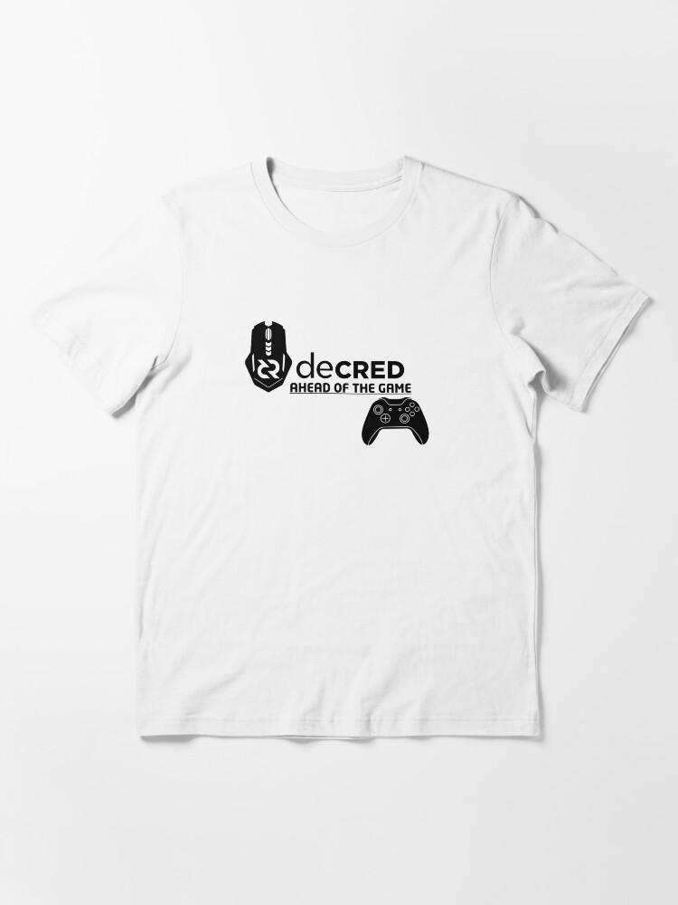 Alternate view of Decred ahead of the game © v2 (Design timestamped by https://timestamp.decred.org/) Essential T-Shirt