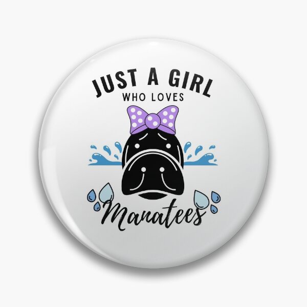 Item preview, Just a girl who loves manatees designed and sold by i-longmanshop.