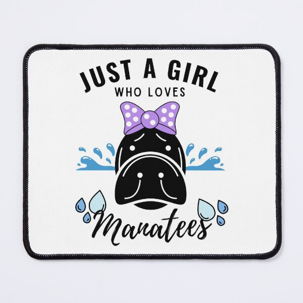 Item preview, Just a girl who loves manatees designed and sold by i-longmanshop.