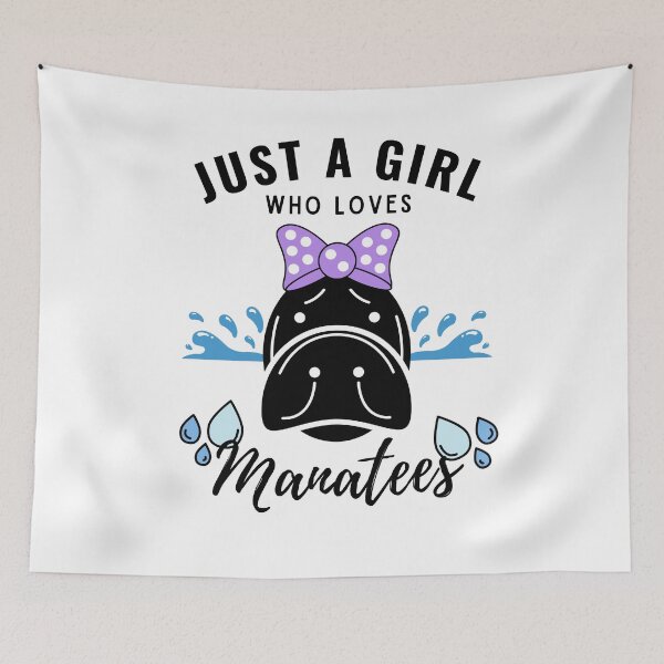 Item preview, Just a girl who loves manatees designed and sold by i-longmanshop.