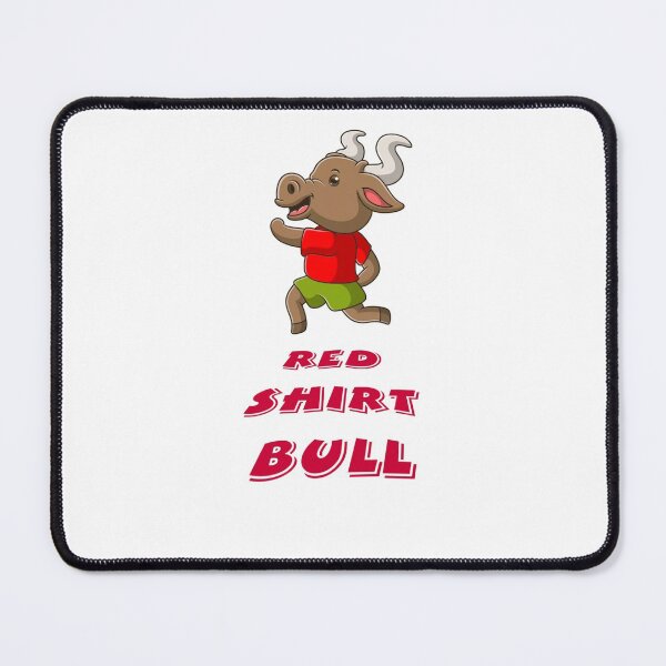 Item preview, Red shirt bull theme designed and sold by MyDogiestore.