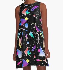 HALLO MEMPHIS (schwarz) A-Linien Kleid