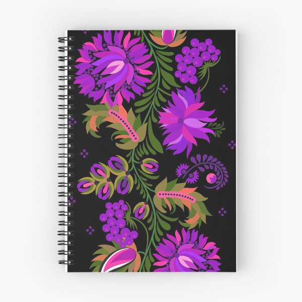 Item preview, khokhloma purple flower designed and sold by Aleks96.