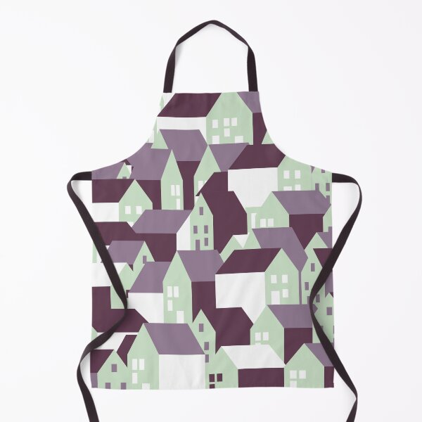 Item preview, Seamless Pattern With Geometric Houses designed and sold by Mirosi-S.