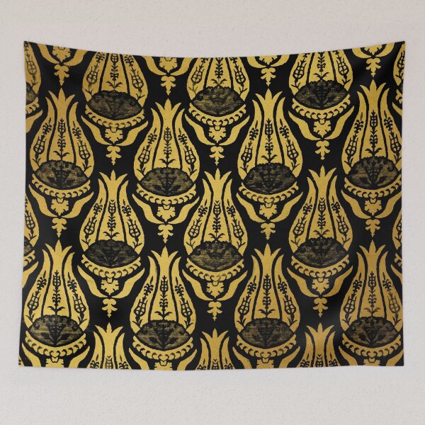 Artikelvorschau, Vintage Golden Botanical Pattern entworfen und verkauft von EVERTEESLOVER.