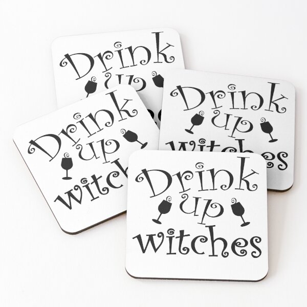 Item preview, Drink Up Witches. Funny Witchy Halloween Alcohol Drinking Saying.  designed and sold by That Cheeky Tee.