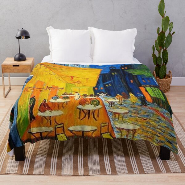 Item preview, Cafe Terrace At Night Vincent Van Gogh Restored designed and sold by jakedaviis.