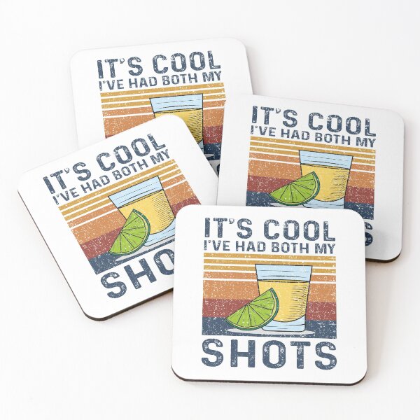 Item preview, It's Cool Ive Had Both My Shots Retro Funny Tequila Lovers designed and sold by lonaarts8.