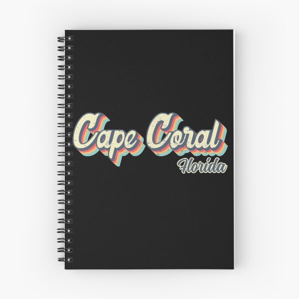 Item preview, Cape Coral City Florida Retro Vintage 70s rainbow designed and sold by Teelogic.