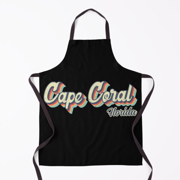 Item preview, Cape Coral City Florida Retro Vintage 70s rainbow designed and sold by Teelogic.