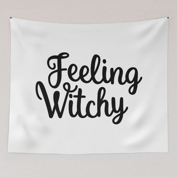 Item preview, Feeling Witchy, Feeling Bitchy. Funny Witchy Halloween Saying. designed and sold by That Cheeky Tee.