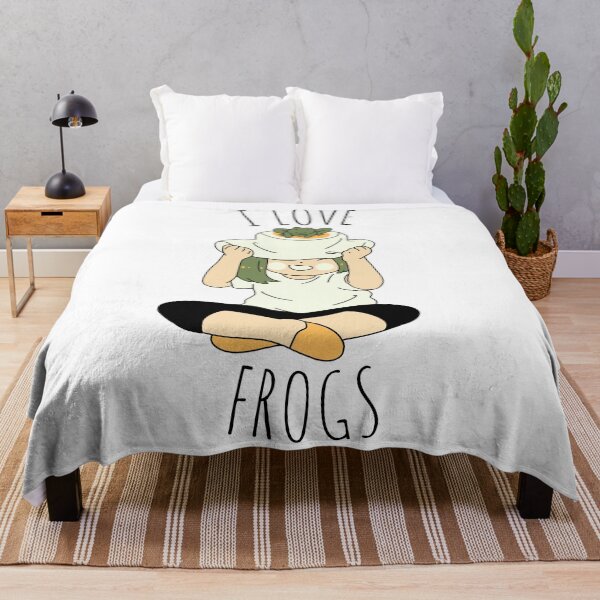 Item preview, Just A Girl Who Loves Frogs designed and sold by kindtoearth.