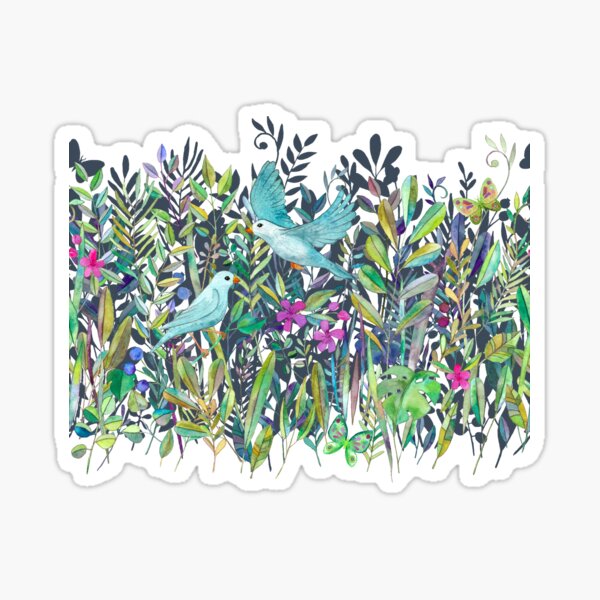 Item preview, Little Garden Birds in Watercolor designed and sold by micklyn.