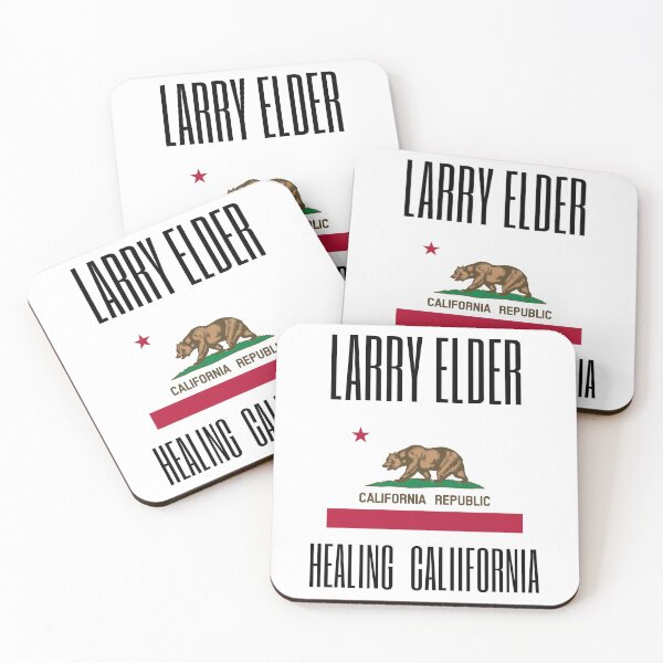 Item preview, LARRY ELDER, HEALING CALIFORNIA, RESPECT ELDER, RECALL, VOTE ELDER, designed and sold by R B Chrystal.