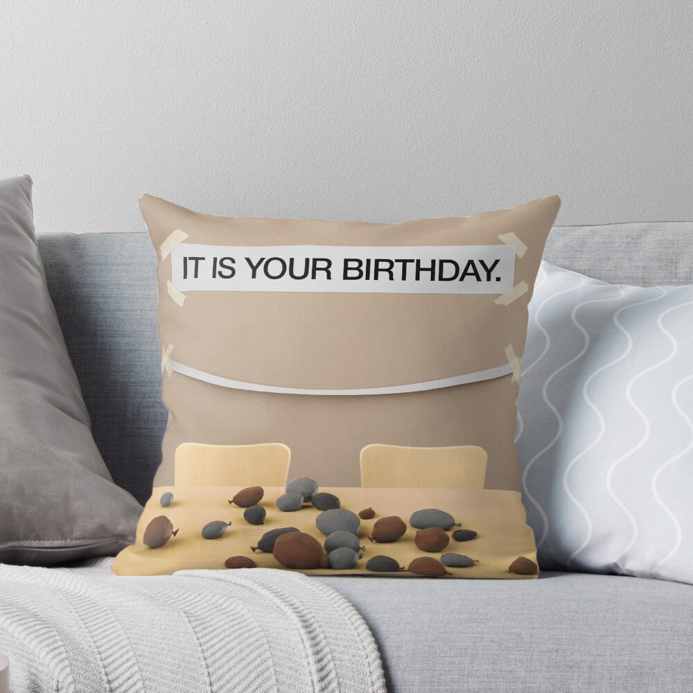 Item preview, Throw Pillow designed and sold by Orsum-art.