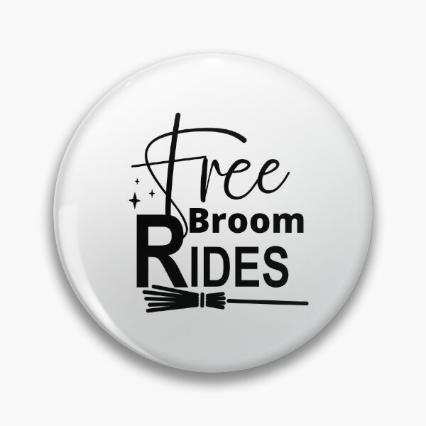 Item preview, Free Broom Rides. Funny Witchy Halloween Saying For The Witches. designed and sold by That Cheeky Tee.