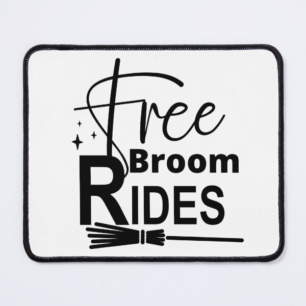 Item preview, Free Broom Rides. Funny Witchy Halloween Saying For The Witches. designed and sold by That Cheeky Tee.