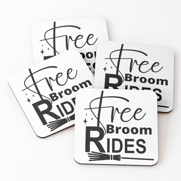 Item preview, Free Broom Rides. Funny Witchy Halloween Saying For The Witches. designed and sold by That Cheeky Tee.
