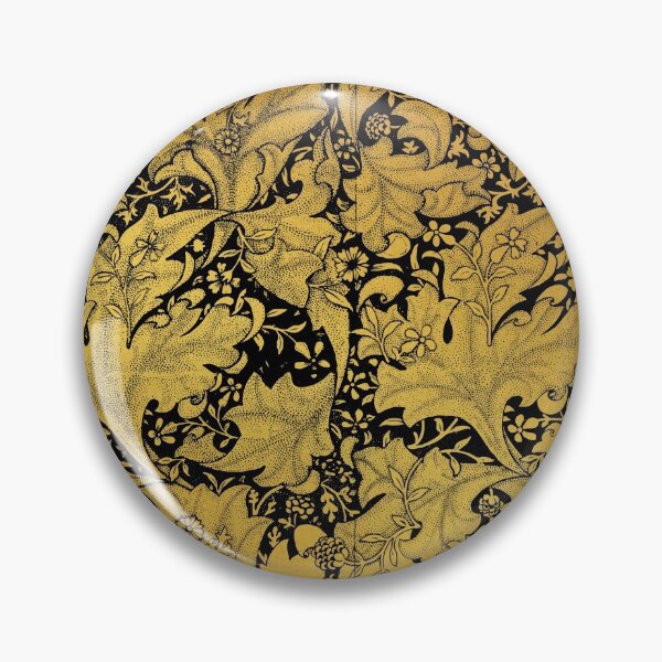 Item preview, Vintage Golden Botanical Pattern designed and sold by EVERTEESLOVER.