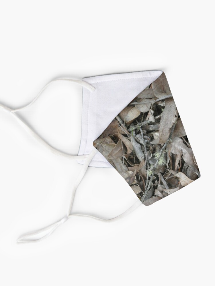 Alternate view of Dry Eucalyptus Leaves in Australian Bush Mask
